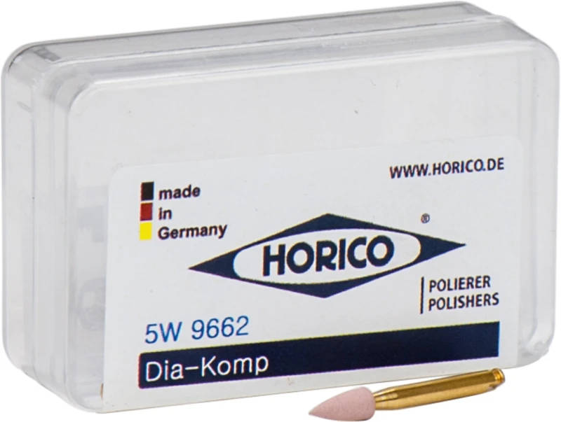 Diamantpolierer 9662  Packung  5 Stück rosa, RA, Figur Spitze