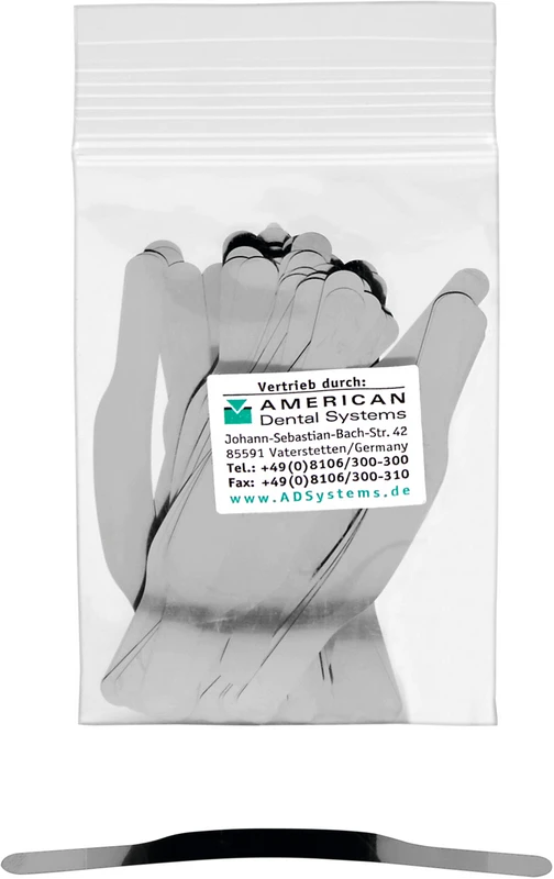 FKG Matrizen  Packung  100 Stück 309, ET 0,05 mm, Molar