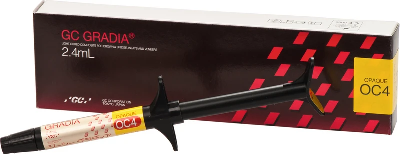 GC GRADIA®  Spritze  2,4 ml Paste opaker OC 4