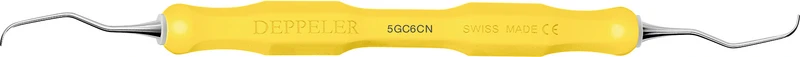 DEPPELER Gracey Küretten Starr  Stück  Figur 5\6 Rigid, CN Griff, gelb