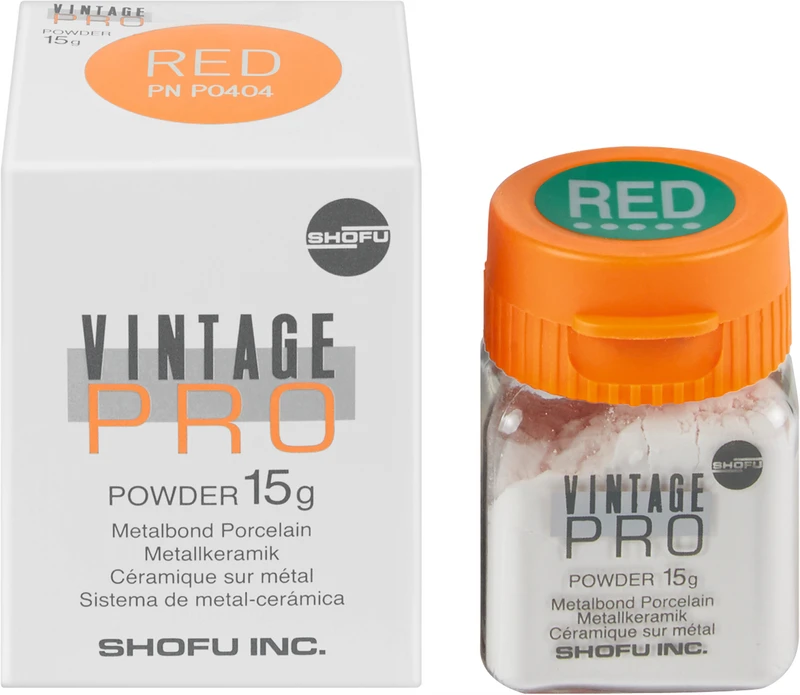 VINTAGE PRO  Dose  15 g Pulver Color effect RED