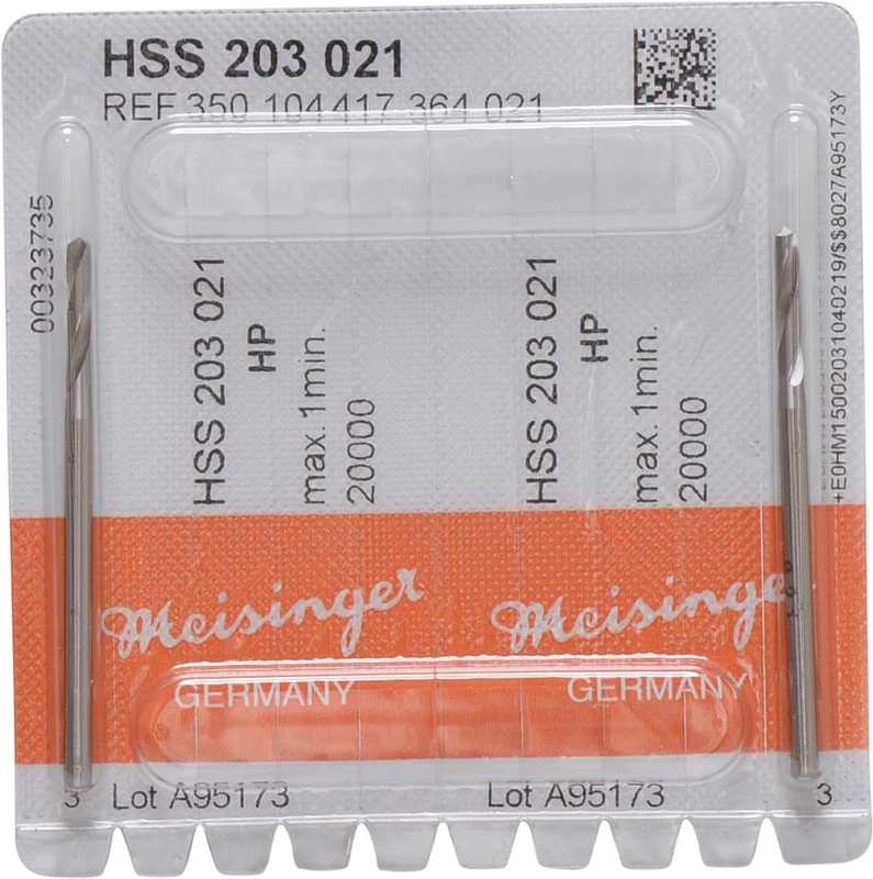 Spiralbohrer HSS 203  Packung  2 Stück HP, Figur 417, 12 mm, ISO 021