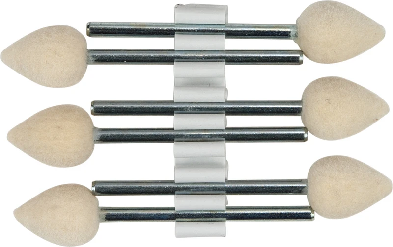 ProfiLab Polierfilz  Packung  12 Stück Flamme