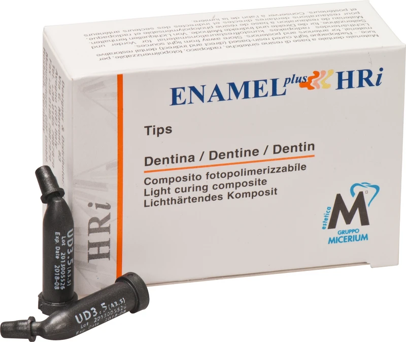 ENAMEL plus HRi®  Packung  14 x 0,3 g Minifill dentin UD3,5-A3,5