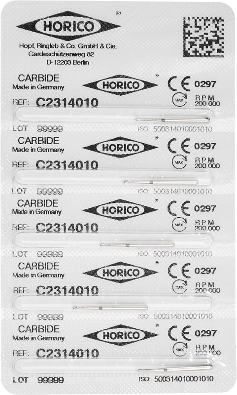 HM-Bohrer C2  Packung  5 Stück FG, Figur 001, ISO 010