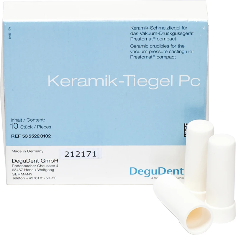 Keramik-Tiegel  Packung  10 Stück PC