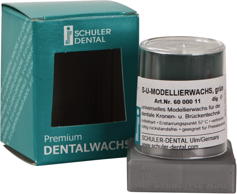 S-U-Modellierwachs  Kegel  45 g grün