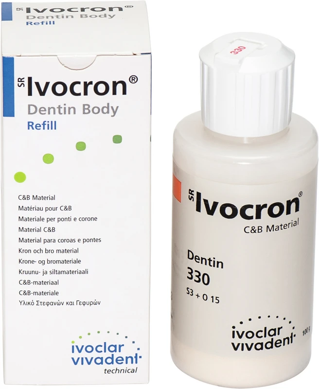 SR Ivocron®  Flasche  100 g Pulver dentin 330\2E