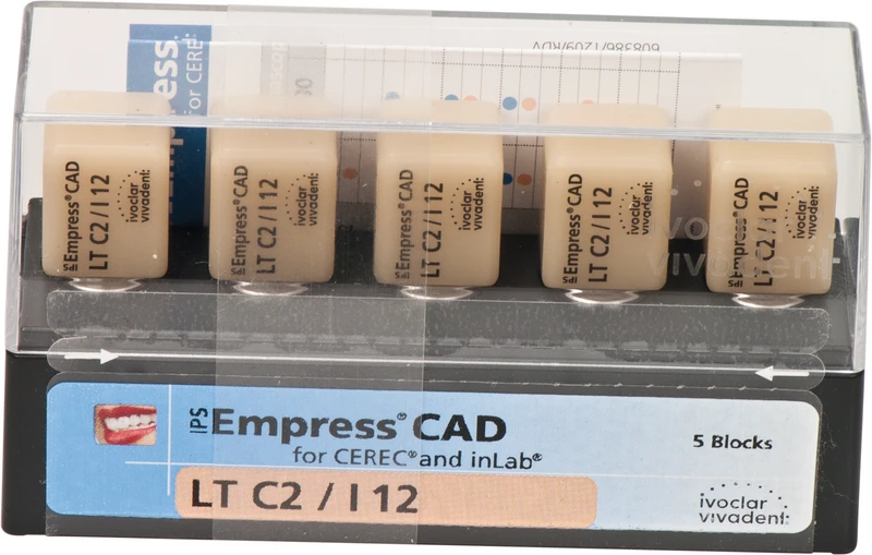 IPS Empress® CAD A-D for CEREC  Packung  5 Stück Gr. I12, C2 LT