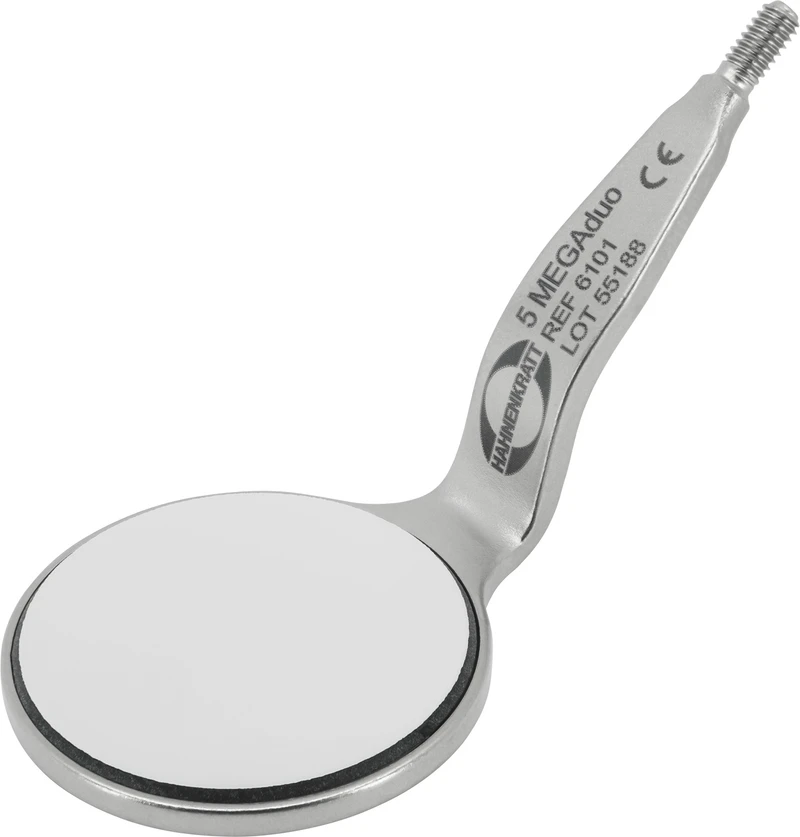 MEGAduo Mundspiegel  Packung  6 Stück MEGAduo FS Rhodium Nr. 5 SS