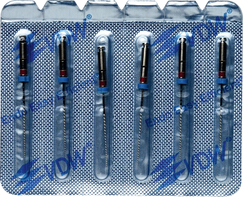 FlexMaster® Instrumente  Packung  6 Stück 25 mm, Taper.02 ISO 025