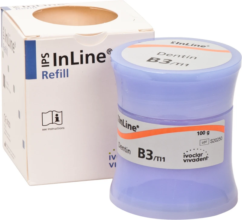 IPS InLine®  Dose  100 g Pulver dentin A-D B3