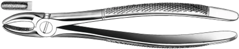 Zahnzange, diamantiert  Stück  OK für Schneidezähne, Eckzähne, diamantiert