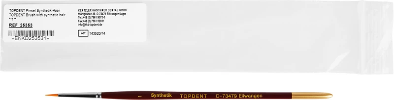 TOPDENT Pinsel Synthetik-Haar  Stück  Größe 1