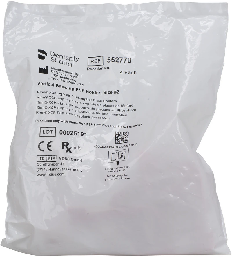 Bissflügel  Packung  4 Stück vertikal für Speicherfolien Größe 2