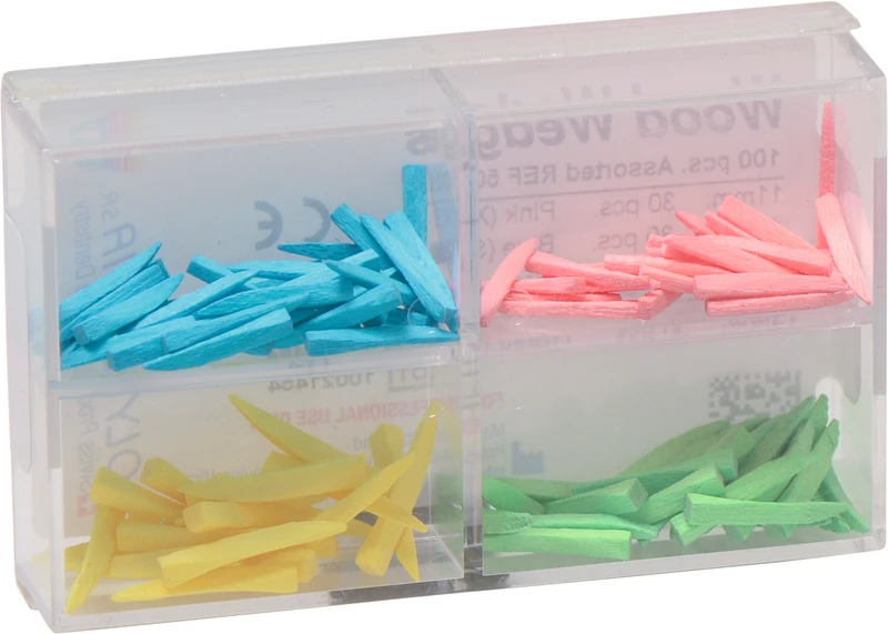 Interdentalkeile Ahornholz  Kit  100 Stück sortiert