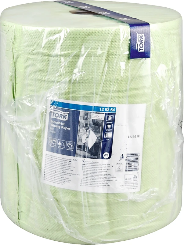 TORK® Industrie Papierwischtücher   Rolle  1.000 Tücher 3-lagig, grün