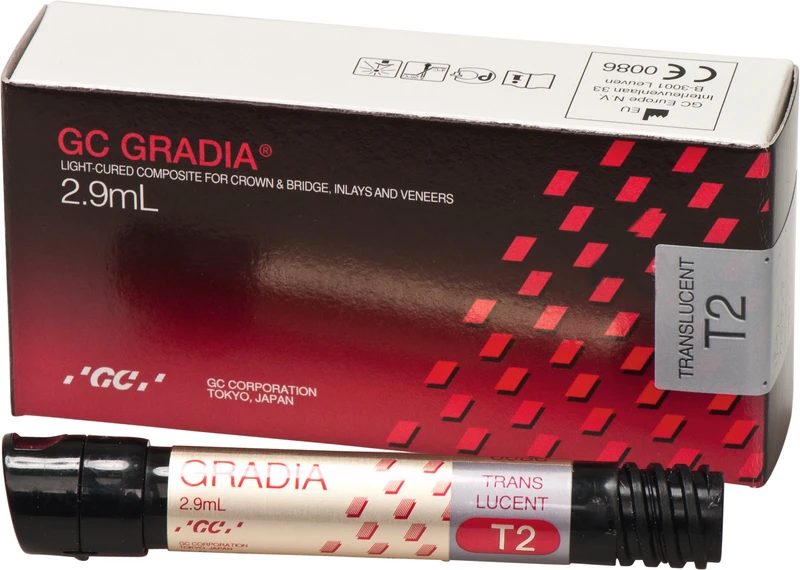 GC GRADIA®  Spritze  2,9 ml Paste translucent T2