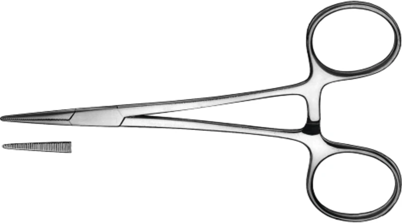 Arterienklemme nach Halstead-Mosquito  Stück  1894\14.5, 14,5 cm, gerade