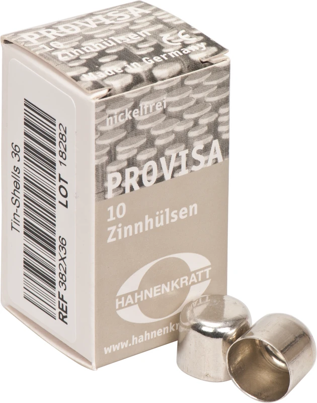 PROVISA Schutzhülsen Zinn  Packung  10 Stück 36