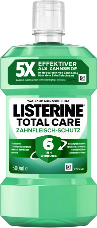 LISTERINE® TOTAL CARE ZAHNFLEISCH-SCHUTZ  Flasche  500 ml