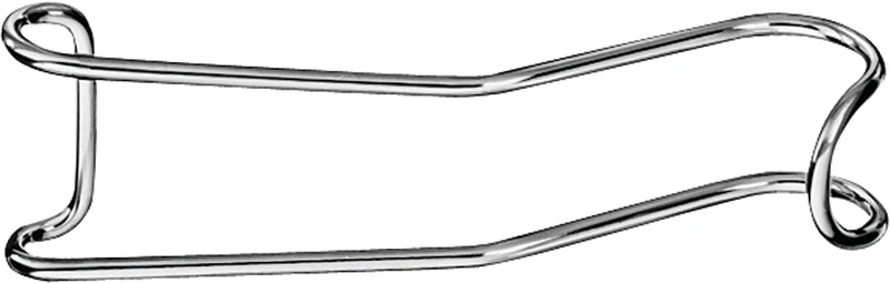 Wangenhalter nach Sternberg  Stück  OM252R, 130 mm, 25 mm + 40 mm