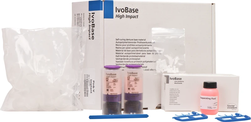 IvoBase® High Impact  Kapsel Set  pink-V implant