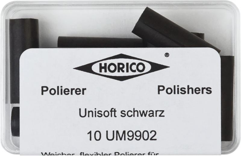 UNISOFT  Packung  10 Stück unmontiert, schwarz, Rolle