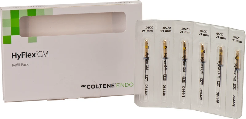HyFlex® CM  Packung  6 Stück 21 mm, Taper.04 ISO 020