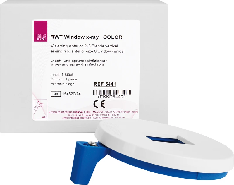 RWT Visierringe  Stück  Visierring blau, Anterior, 2 x 3 cm