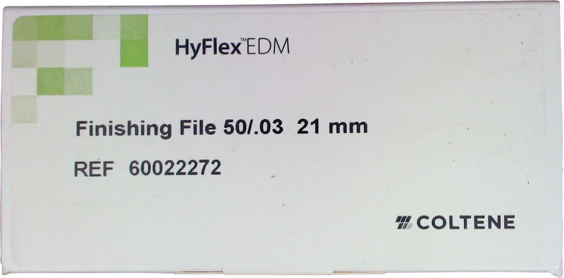 HyFlex EDM NiTi-Feilen  Packung  3 Finishing Feilen 21 mm, Taper.03 ISO 050