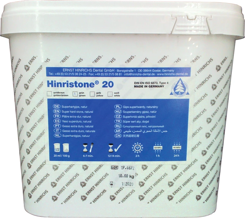 Hinristone® 20  Eimer  10 kg grün