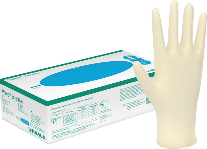 Vasco® Sensitive  Packung  100 Stück puderfrei, weiß, S