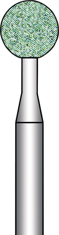 Schleifkörper  Packung  6 Stück grün mittel, RA, Figur 001, ISO 050