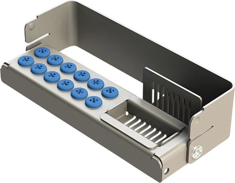 PLUG IN PLUS  Stück  für 12 Instrumente, hellblau, 10,3 x 2,7 x 3,2 cm