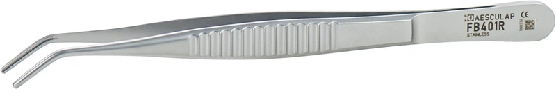 ATRAUMATA® Pinzetten nach De Bakey  Stück  40° gewinkelt, Maulbreit: 2 mm, 150 mm