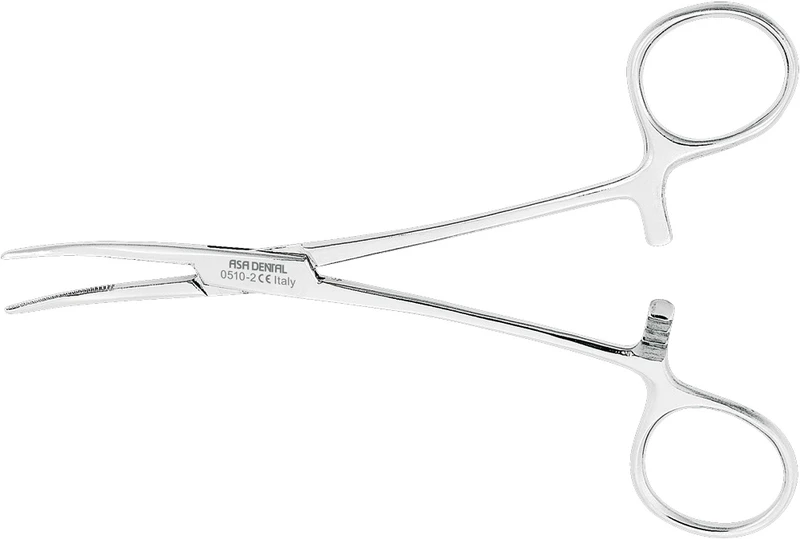 Arterienklemmen nach Kelly  Stück  0510-2 14 cm, gebogen