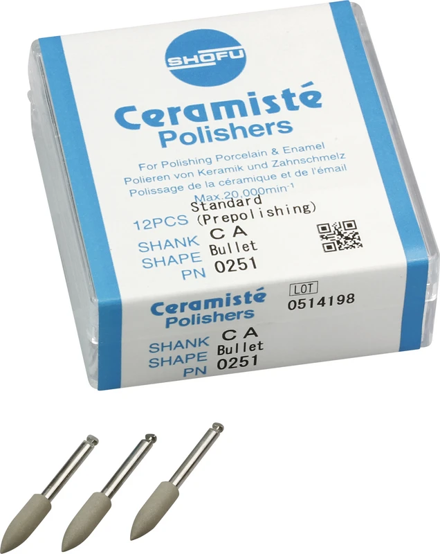 Ceramisté  Packung  12 Stück Standard, RA, Figur Walze, ISO 040