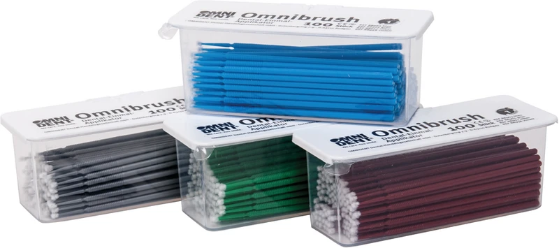 Omnibrush  Packung  100 Stück blau