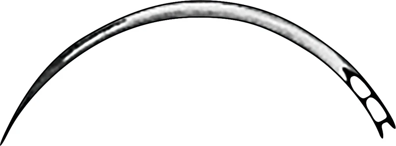 Chirurgische Nähnadeln  Packung  12 Stück Dreieckskörper, gebogen, Figur 16