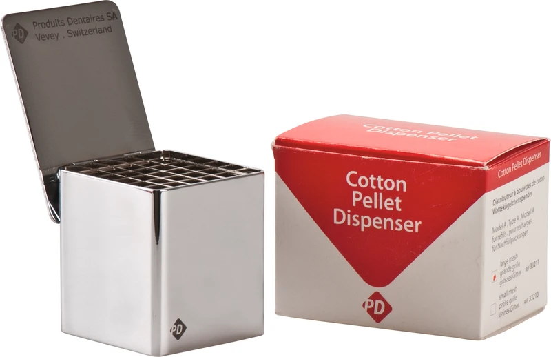 PD Wattekügelchenspender  Stück  Modell A, großes Gitter