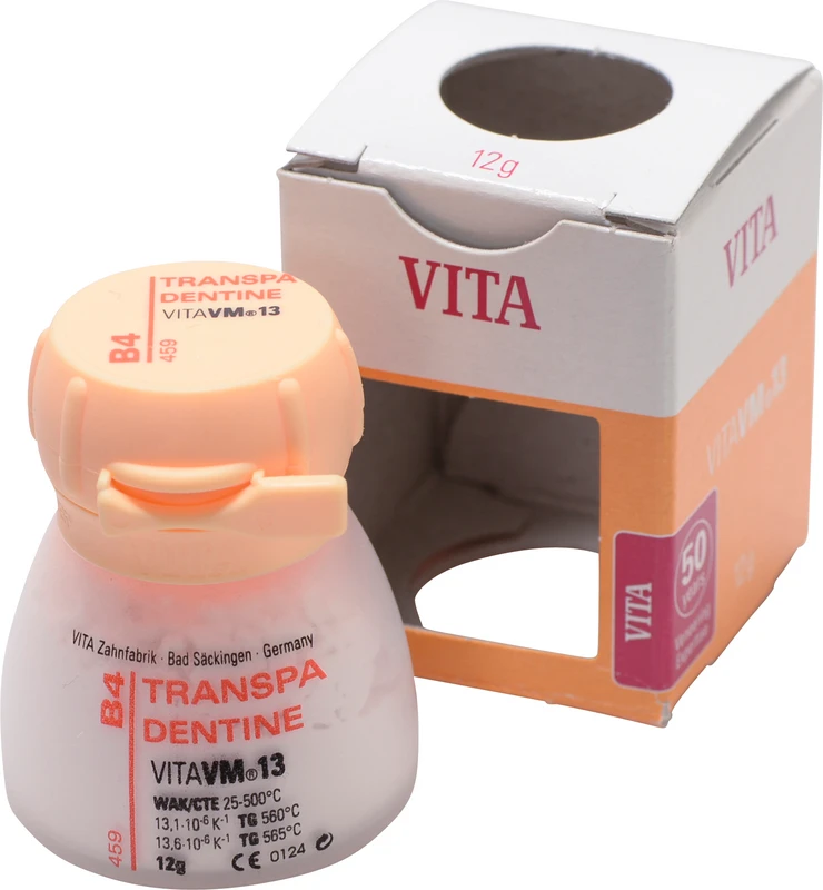 VITA VM® 13 classical A1-D4®  Packung  12 g Pulver transpa dentine B4