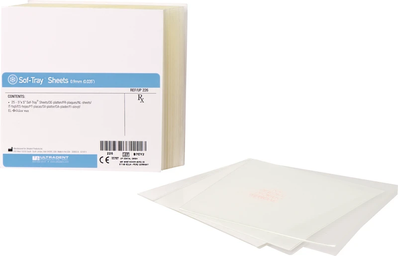 Sof-Tray Sheets  Packung  25 Stück 127 x 127 mm, Regular