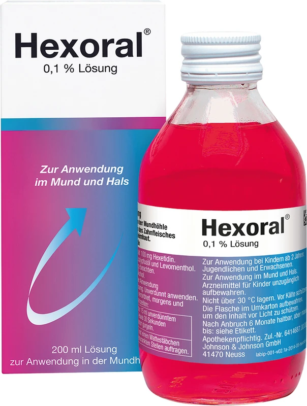 Hexoral 0,1% Lösung  Flasche  200 ml