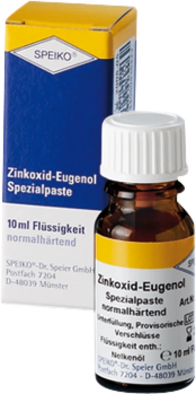Zinkoxid-Eugenol Spezialpaste  Packung  10 ml Flüssigkeit normalhärtend