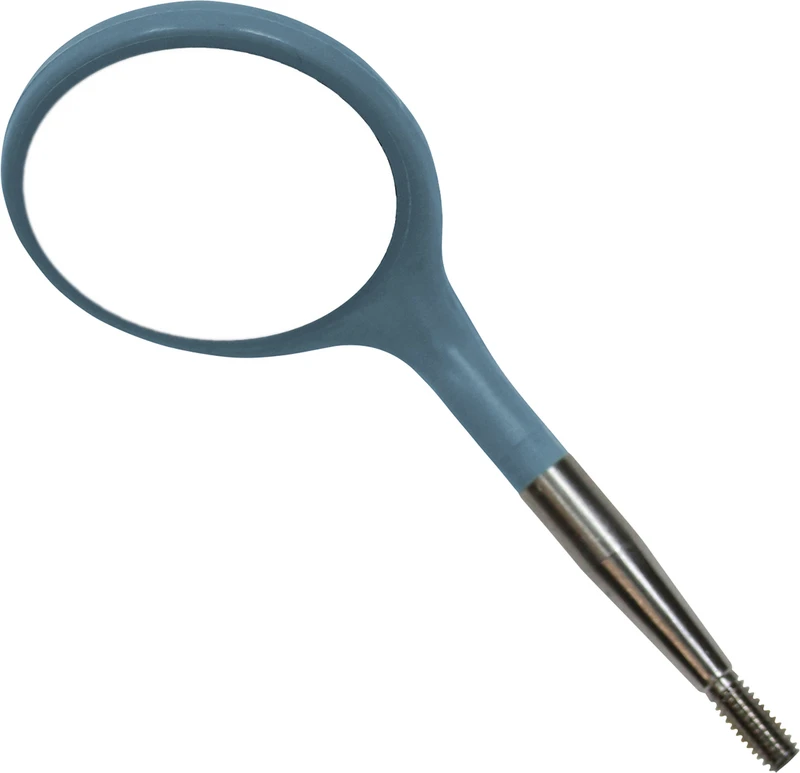 Crystal HD Mundspiegelansätze  Packung  12 Stück Größe 4, Ø 22 mm, blau