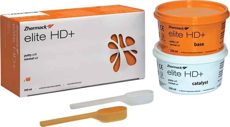 Elite HD+ Putty Soft   Packung  250 ml Dose Katalysator, 250 ml Dose Base, orange, normalabbindend