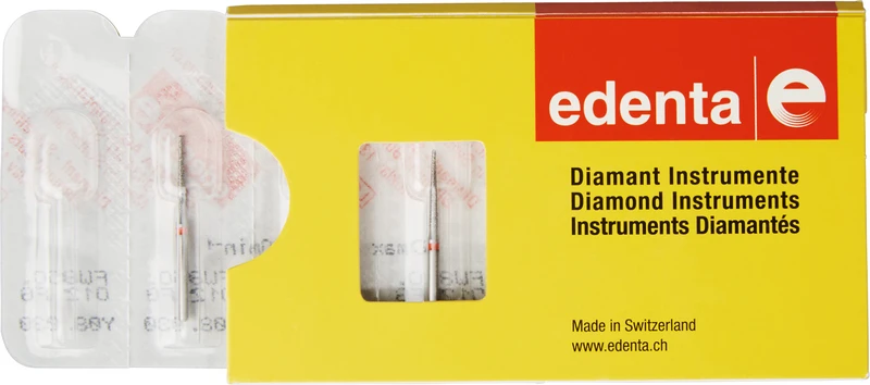 White Tiger W850  Packung  3 Stück rot fein, FG, Figur 199 Konus rund, 10 mm, ISO 012