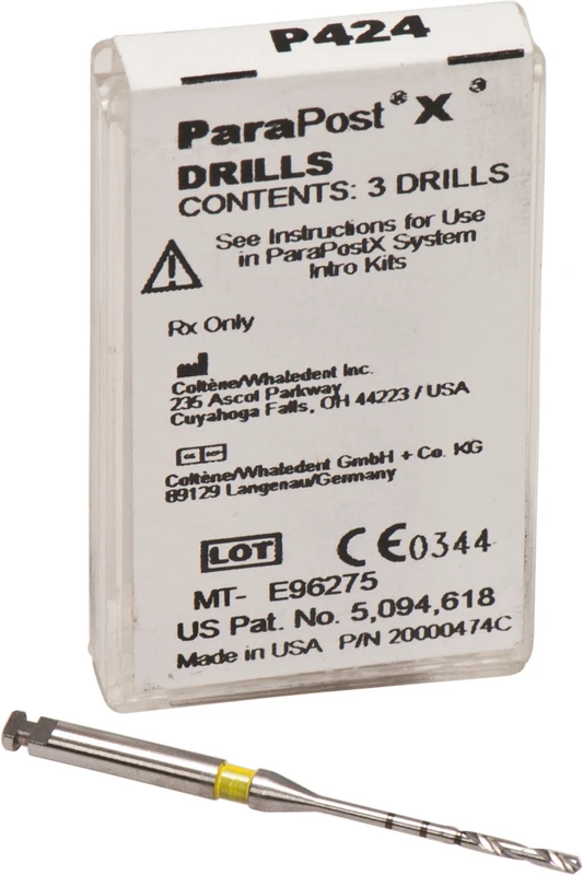 ParaPost® X Bohrer  Nachfüllpackung  3 Stück Ø 1 mm, gelb