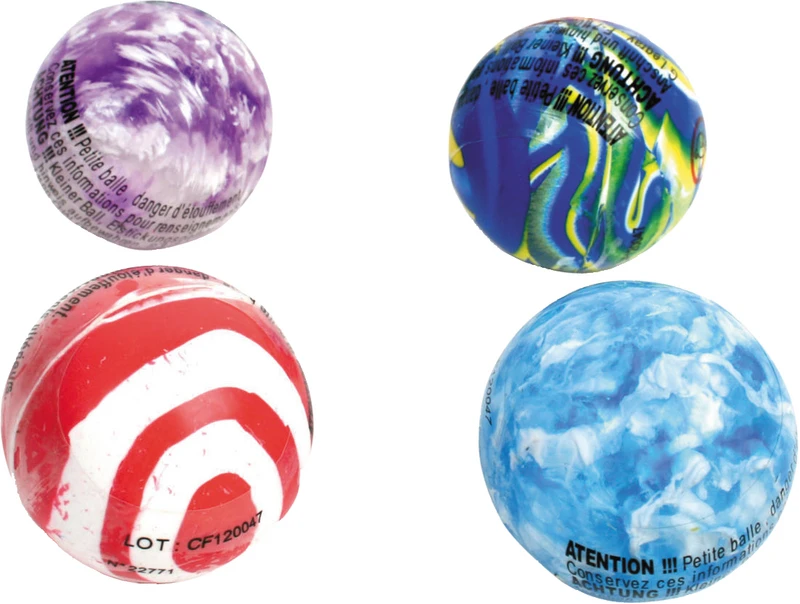 Springbälle bunt  Packung  48 Stück Ø 3 cm